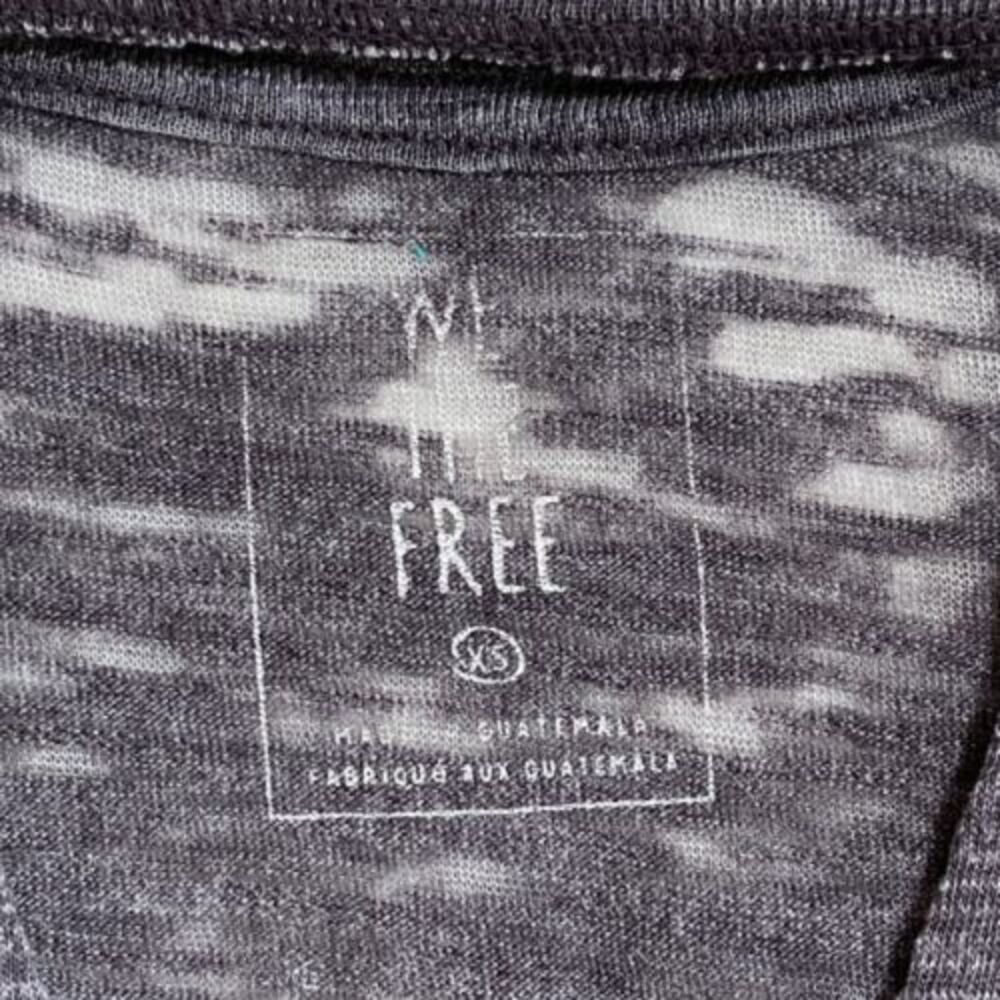 We The Free Jordan Burnout Tee in Faded Indigo Size XS - Picture 4 of 6